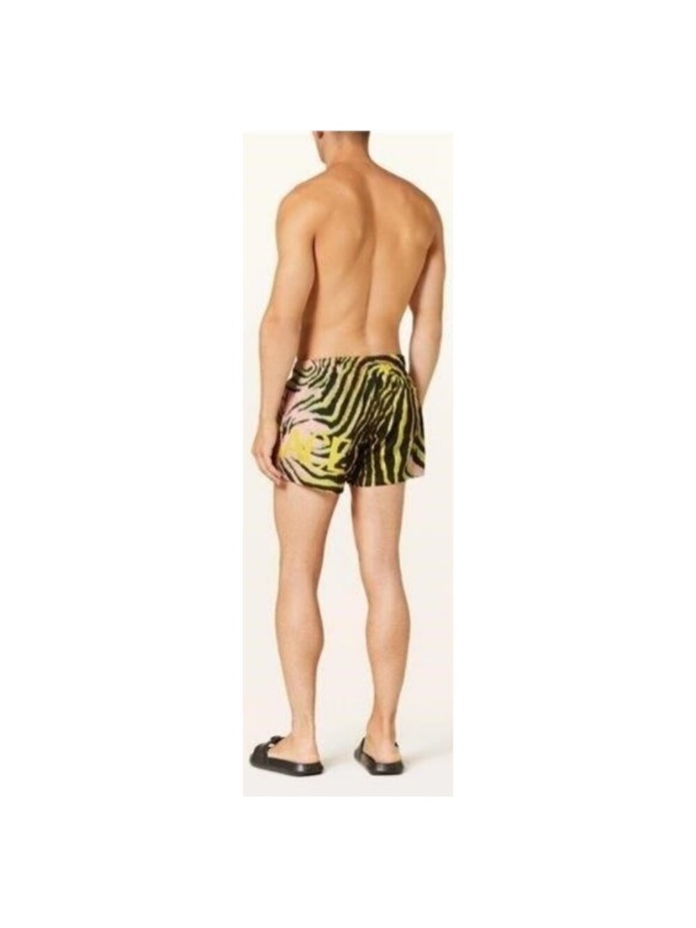 New Authentic VERSACE Logo-Printed Nylon Swim Shorts – Size 7 - Picture 6 of 11